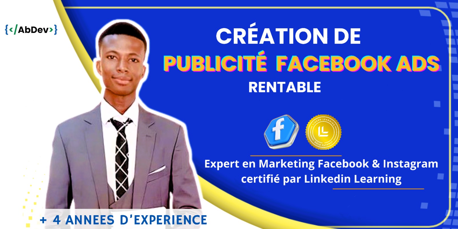 Je vais créer votre publicité facebook ads